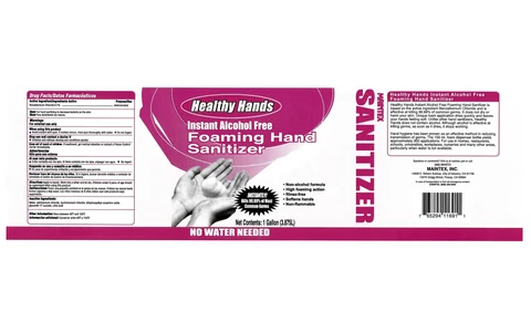 Healthy Hands Foaming Hand Sanitizer packaging