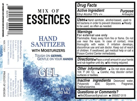 Hand Sanitizer packaging