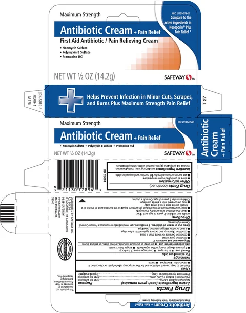 Safeway Antibiotic Plus Pain Relief 포장