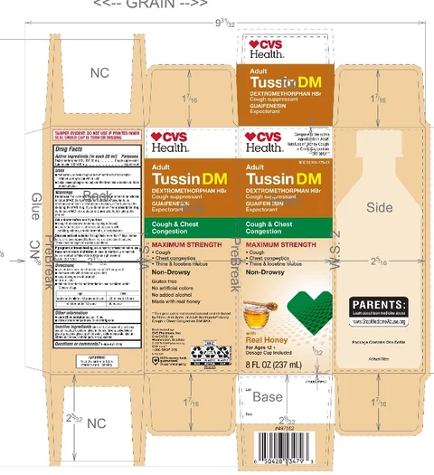 CVS Adult Cough plus Chest Congestion DM Maxwith Honey packaging