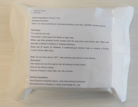 25 in bag label