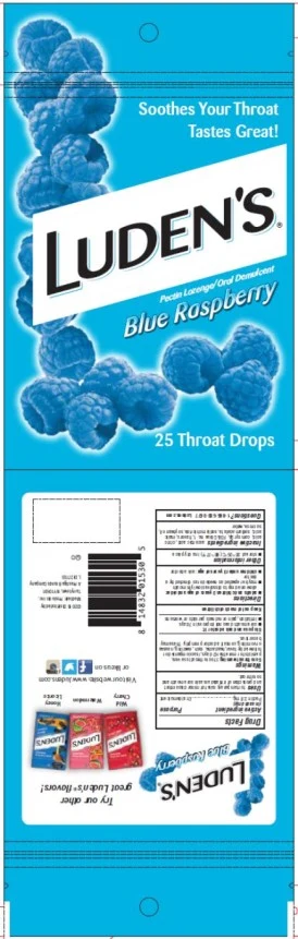 Ludens Berry Assortment Throat Drops / Ludens Wild Cherry Throat Drops / Ludens Strawberry Banana Throat Drops / Ludens Green Apple Throat Drops / Ludens Blue Raspberry Throat Drops / Ludens Watermelon Throat Drops packaging