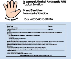 Hand Sanitizer packaging
