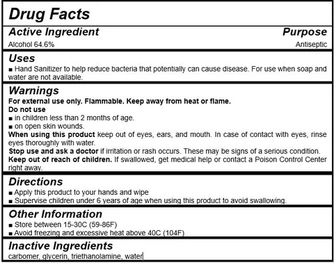 LAPOTHICELL Zero-Germ Sanitizer Gel packaging