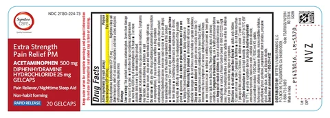 Acetaminophen and Diphenhydramine hydrochloride 포장