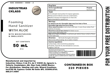 Hand Sanitizer packaging