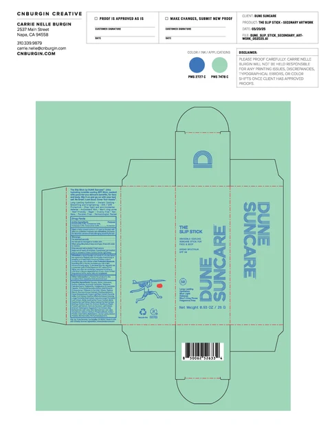THE SLIPInvisible Cooling Suncare for Face and Body 포장