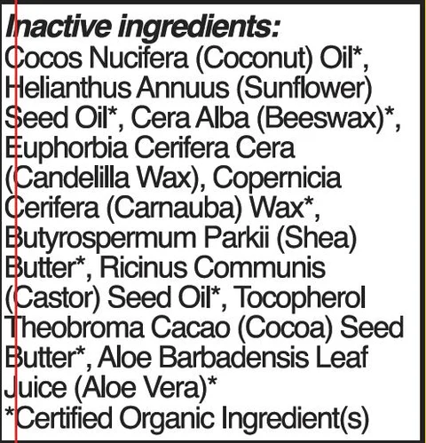 Inactive Ingredients