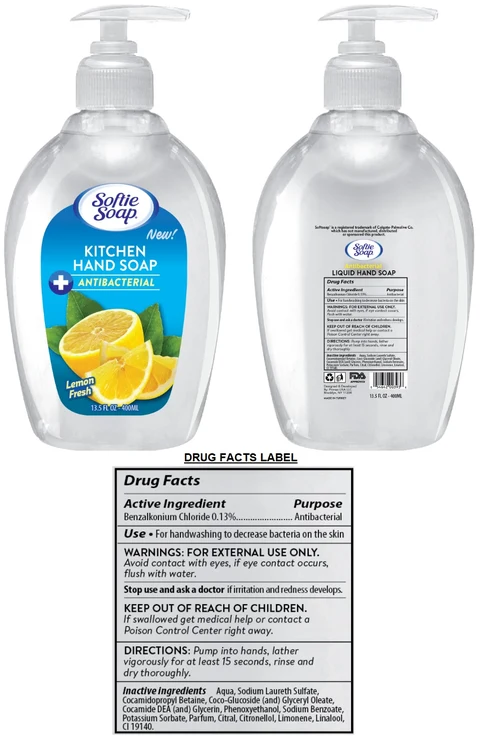 Softie Kitchen HANDSOAP Antibacterial Lemon Fresh 포장