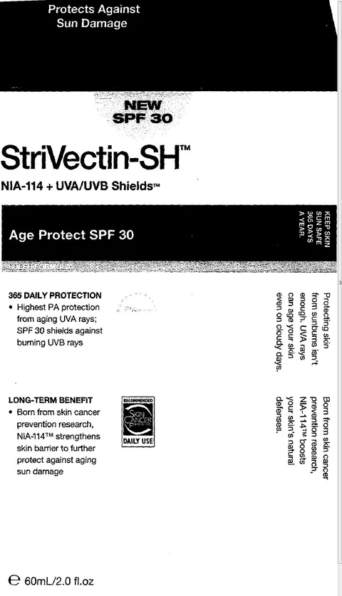 StriVectin-SH NIA-114 UVA UVB Shields SPF 30 packaging