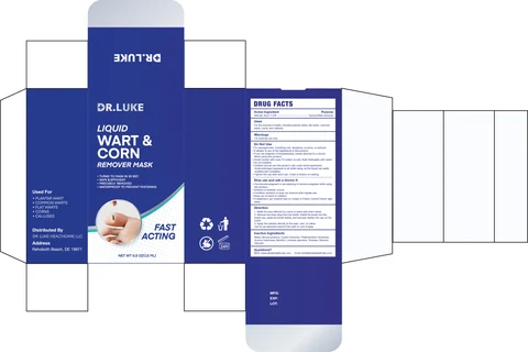 DR.Luke Liquid Wart Remover Mask 포장