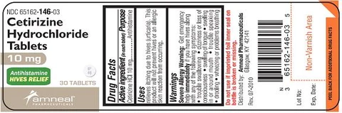 Cetirizine HydrochlorideHives Relief 포장