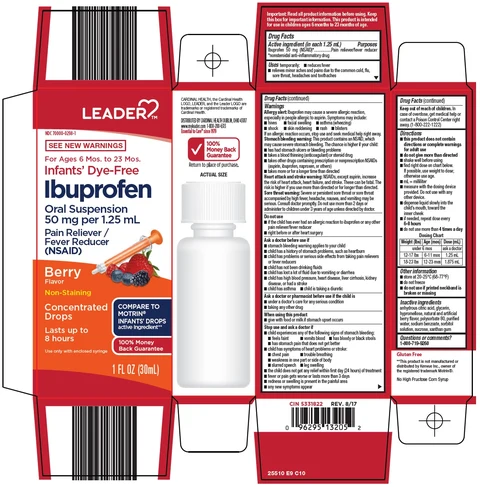 leader infants ibuprofen 포장