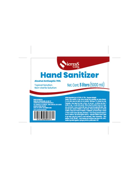 Hand Sanitizer packaging