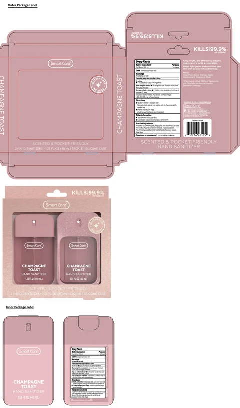 Smart Care CHAMPAGNE TOAST 2 HAND SANITIZERS 1.35 FL OZ 포장