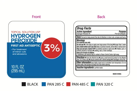 3 Hydrogen Peroxide 포장
