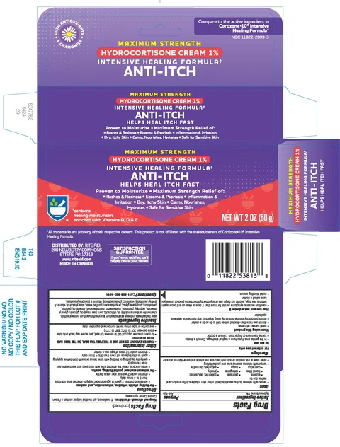 Rite Aid anti-itch packaging