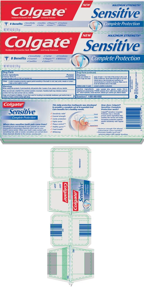 Colgate Sensitive Complete Protection 포장