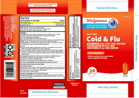 Daytime Cold and Flu 포장