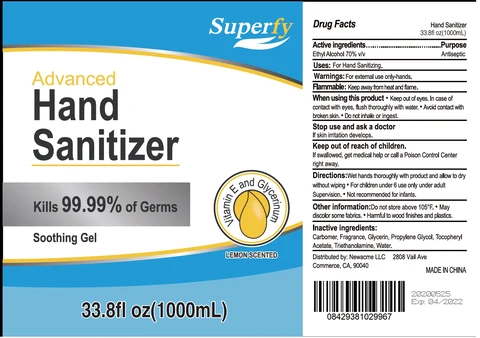 Hand Sanitizer packaging