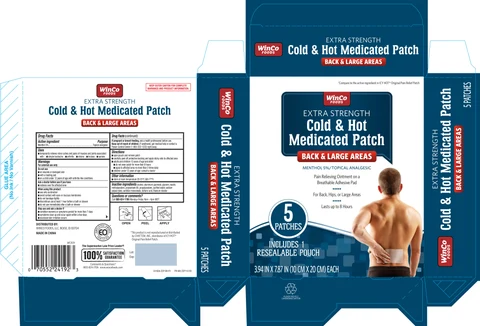 Winco Cold and Hot Medicated Patch Large packaging