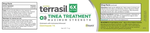 Terrasil Tinea TreatmentMAX packaging