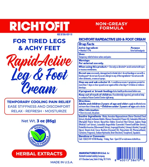 RICHTOFIT RAPID ACTIVE LEG AND FOOT 포장