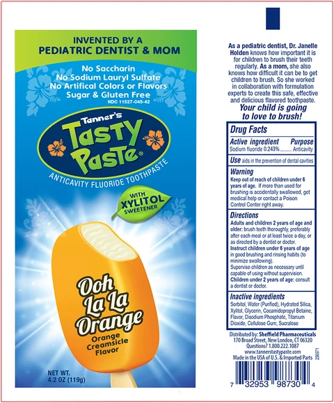 Tanners Tasty Ooh La La Orange 포장
