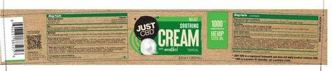 JUST CBD SOOTHING packaging