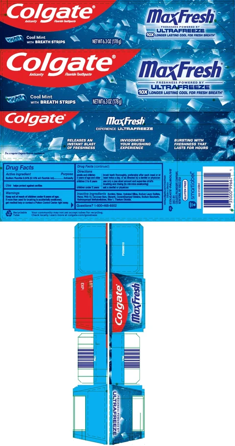 ColgateMax Fresh Cool Mint 포장