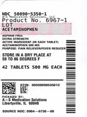 Acetaminophen 포장