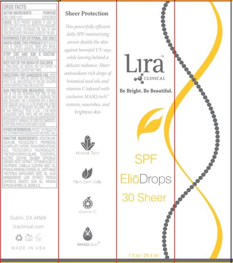SPF Elio Drops 30 Sheer 포장