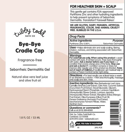 BYE-BYE CRADLE CAP 포장