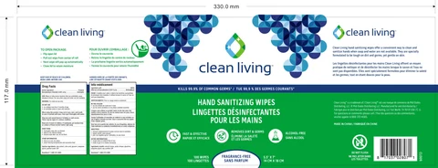 HAND SANITIZING WIPES 포장
