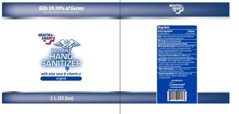 Health Smart Instant Hand Sanitizer packaging