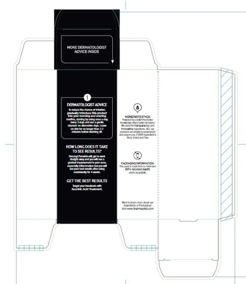 5 Percent Benzoyl Peroxide Cleanser 포장
