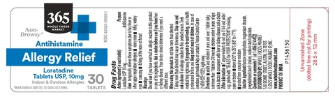 365 Whole Foods Market Loratadine 포장