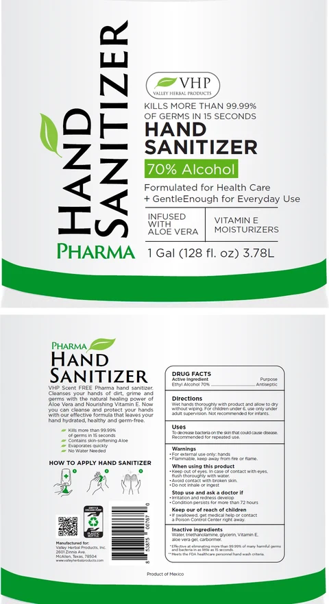 VHP HAND SANITIZER 포장