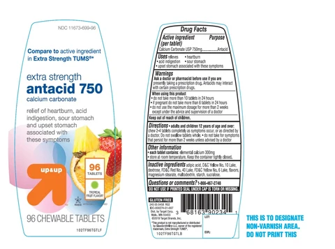 extra strength Tropical Fruit packaging
