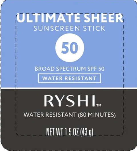Ryshi SPF 50 Sunscreen 포장