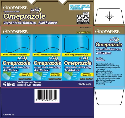 good sense omeprazole delayed release packaging