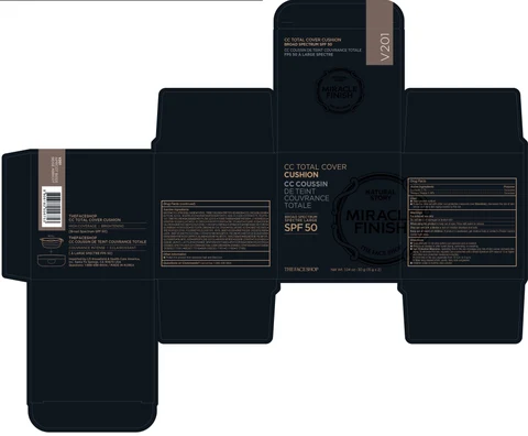 CC Total Cover CushionSPF 50 Apricot Beige packaging