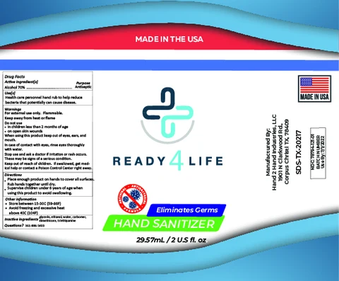Ready4Life Hand Sanitizer Gel 포장