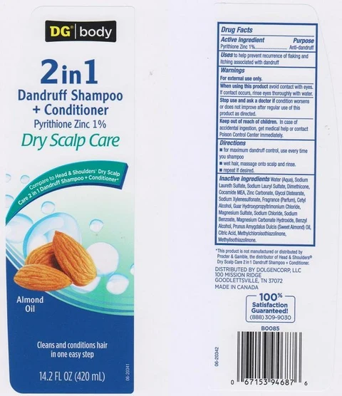 DG BODY2 IN 1 DRY SCALP CARE 포장
