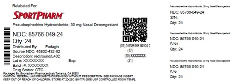 pseudoephedrine hydrochloride 포장