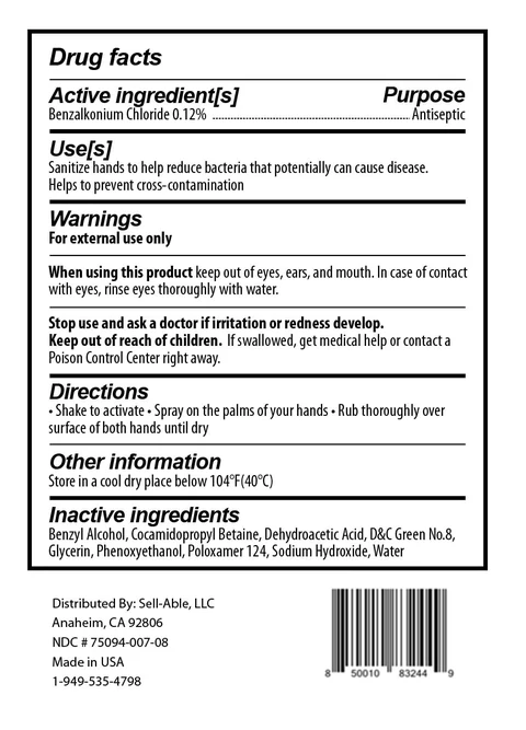 Hand Sanitizer packaging