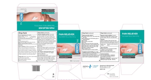 AeroTab Pain Reliever 포장