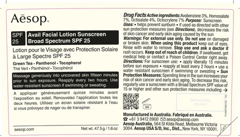 47.5 g label 1