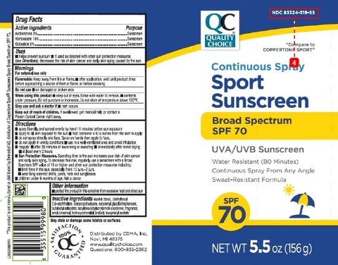 Sport Sunscreen SPF 70 packaging