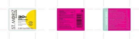 St. Moriz Suncare 30 Face Sunscreen packaging